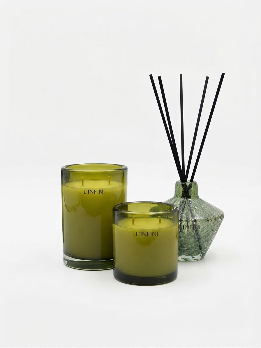 Trio Vert Transparent